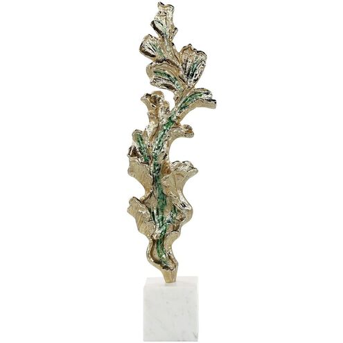 Gleaming Leaf 31.25 X 9.25 inch Sculpture, Large