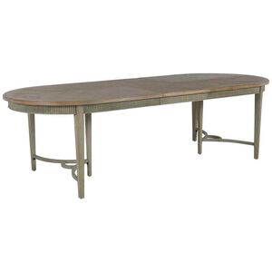 Whitlock 86 X 44 inch Distressed Cream / Natural Cerused Dining Table