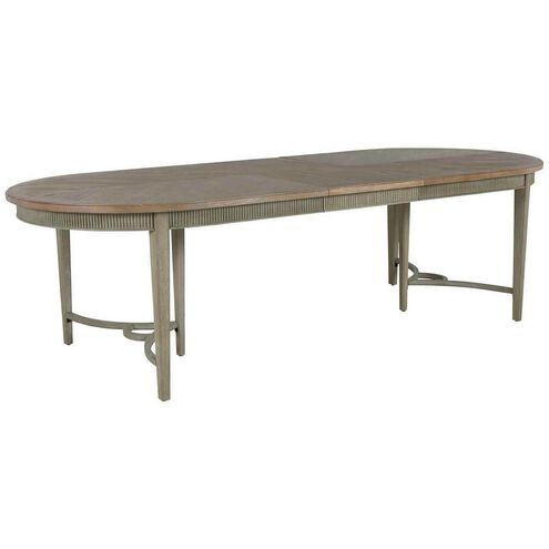 Whitlock 86 X 44 inch Distressed Cream / Natural Cerused Dining Table