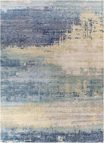 Baranof 132 X 96 inch Sky Blue Rug in 8 x 11, Rectangle