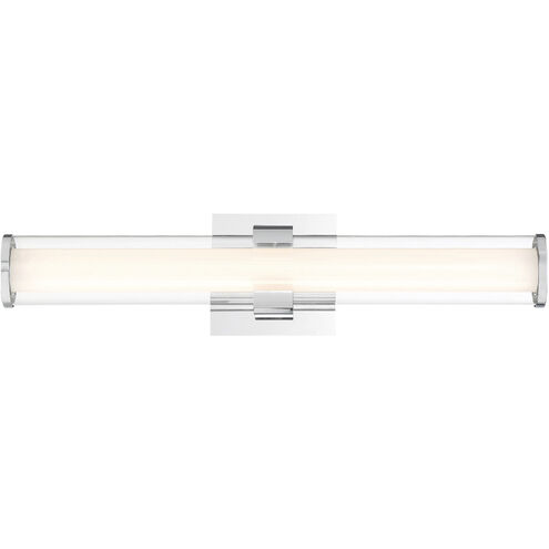 Nozza LED 24 inch Chrome Wall Sconce Wall Light, Medium