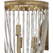 Lucien 3 Light 10.25 inch French Gold Leaf Wall Sconce Wall Light