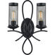 Kenosha 2 Light 13.5 inch Rustic Black Wall Sconce Wall Light