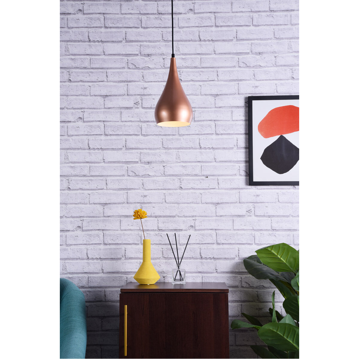 Nora 1 Light 6 inch Honey Gold Pendant Ceiling Light