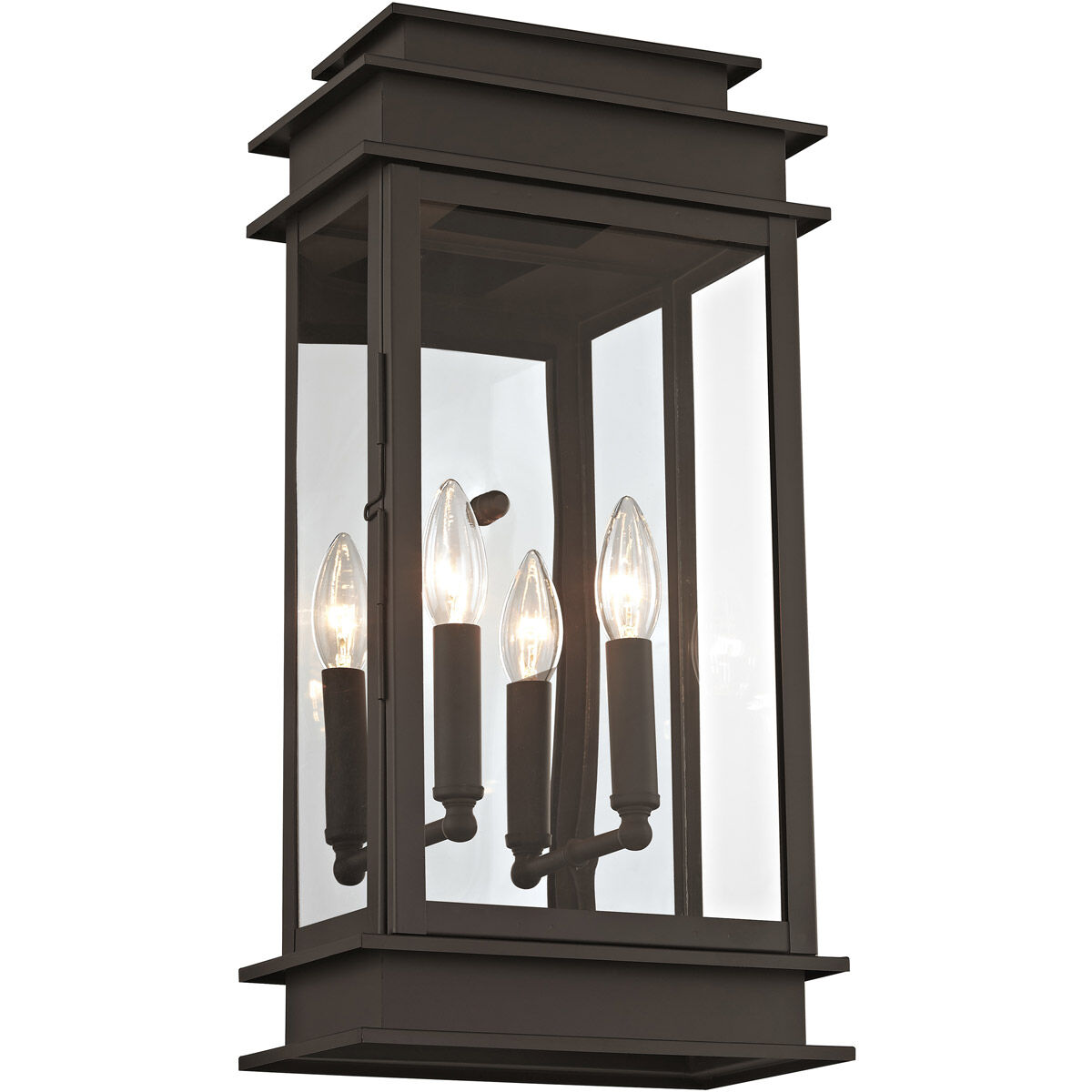 Princeton 2 Light 19 inch Bronze Outdoor Wall Lantern