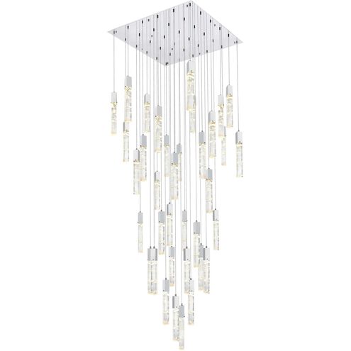 Aurora 36 Light 42 inch Satin Gold Chandelier Ceiling Light
