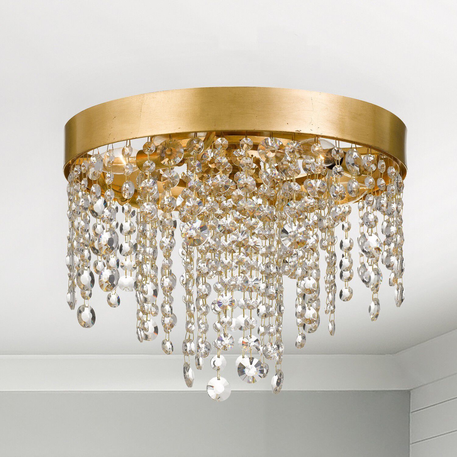 Antique gold ceiling lights deals