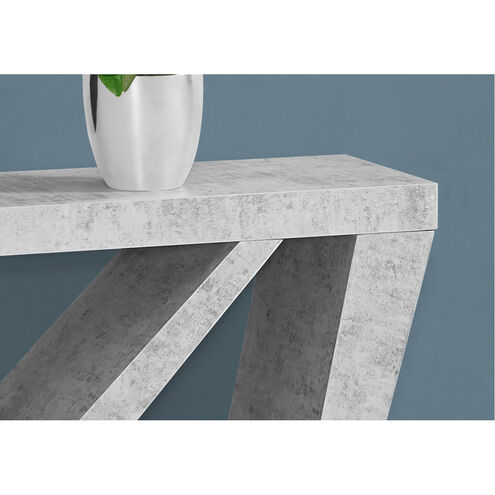 Spring 47 X 12 inch Grey Accent Table or Console Table