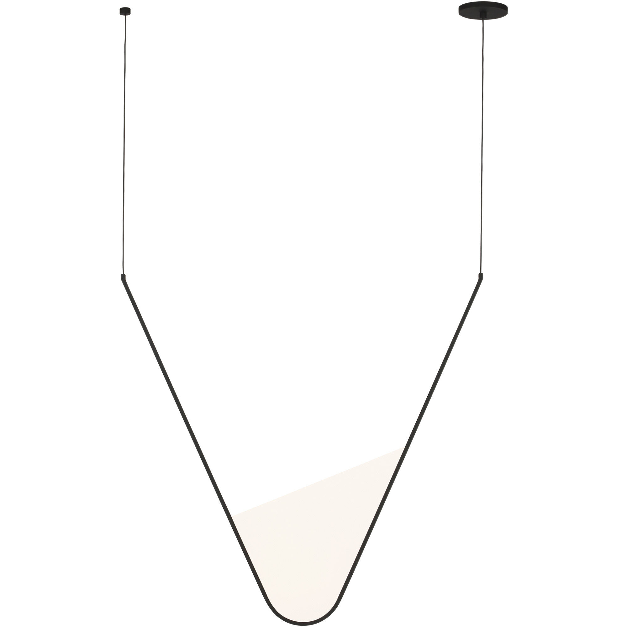 Sean Lavin Mizu LED 1.3 inch Nightshade Black Chandelier Ceiling Light