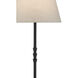 Lohn 69.5 inch 150 watt Molé Black Floor Lamp Portable Light