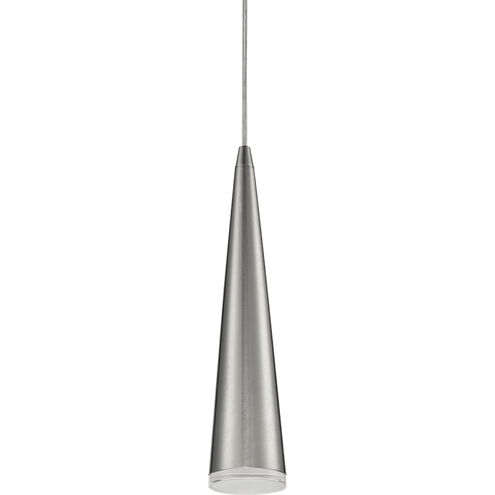 Mina LED 2.75 inch Brushed Nickel Pendant Ceiling Light