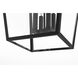Oxford 4 Light 20 inch Black Outdoor Pendant