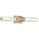 Beale LED 28 inch Noble Brass Bathroom Vanity Light Wall Light