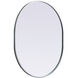 Asha 36 X 30 inch Silver Mirror in 30 x 36