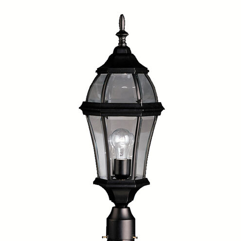 Townhouse 1 Light 24 inch Black Outdoor Post Lantern