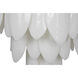 Lotus 4 Light 20 inch Antique Brass Chandelier Ceiling Light