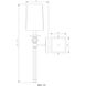 Mia 1 Light 5.5 inch Matte Black Wall Sconce Wall Light