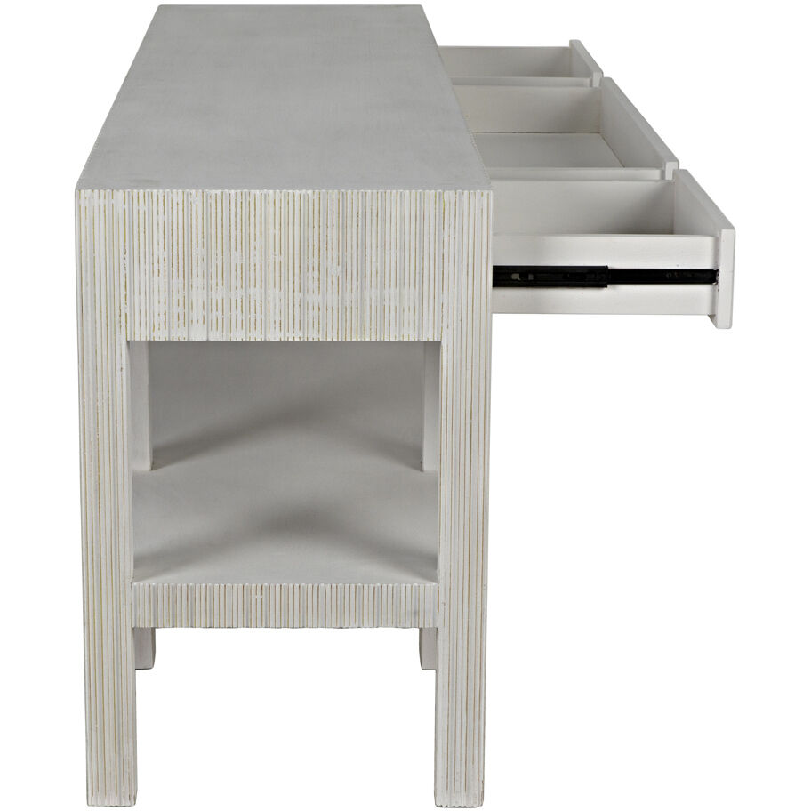 Conrad 81 X 20 inch White Wash Console