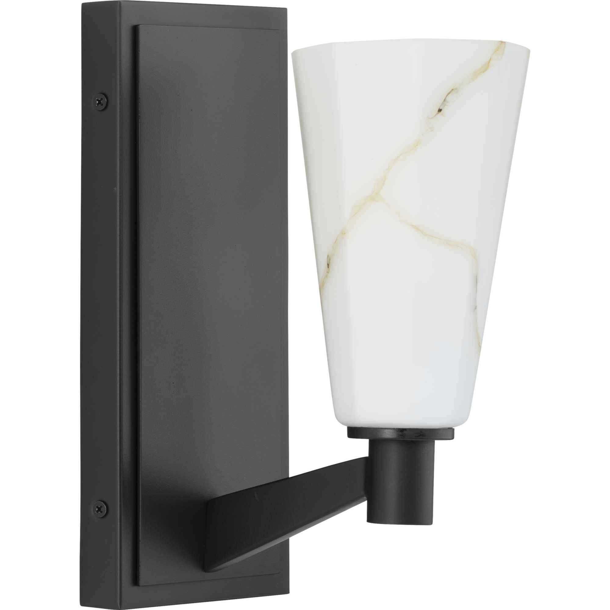 Tosca 1 Light 6 inch Matte Black Wall Bracket Wall Light, Design Series