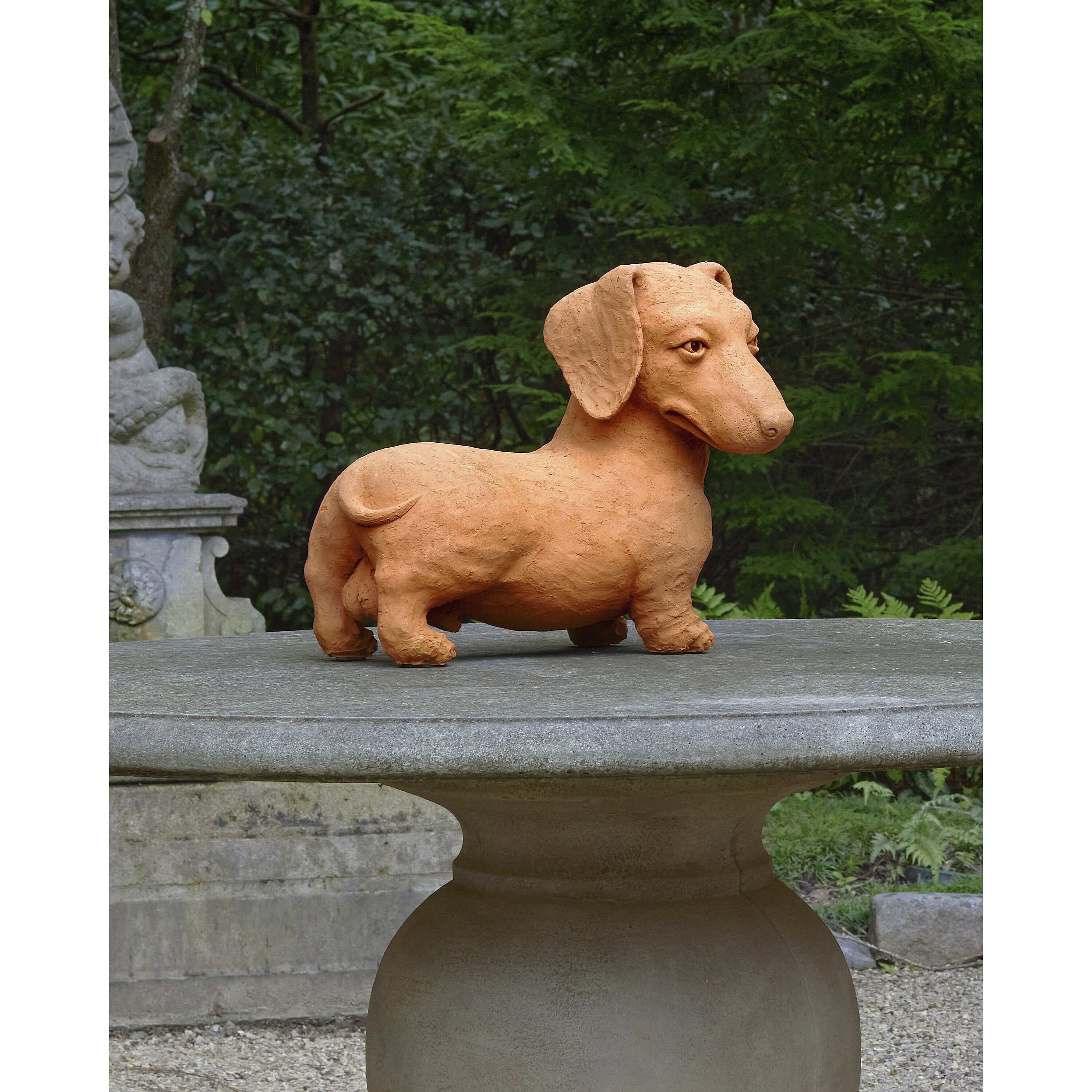 Rocky the Teckel 15.75 X 11.5 inch Sculpture