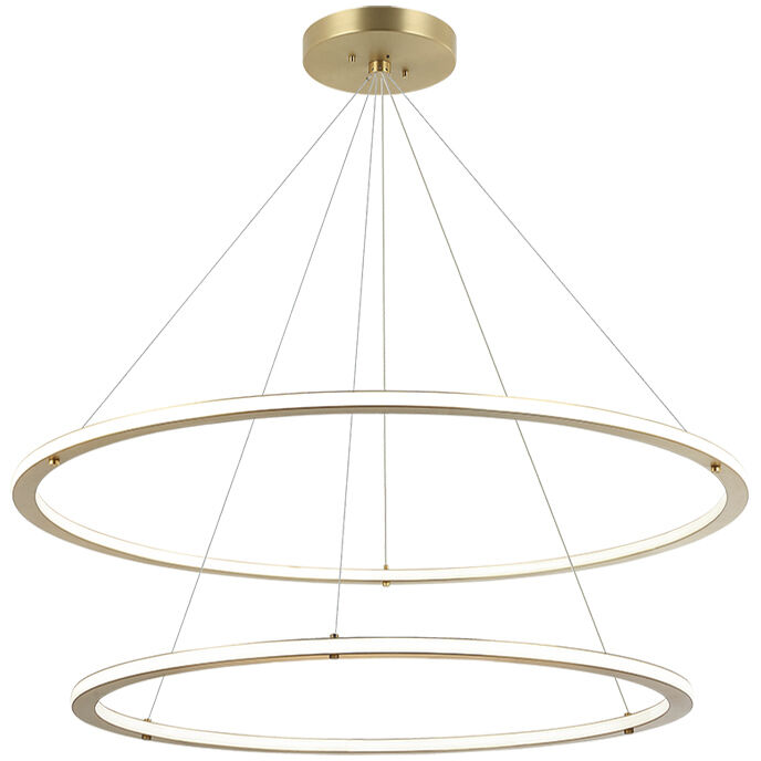 Victoria LED 40 inch Brushed Gold Pendant Ceiling Light