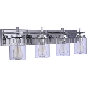 Reeves 4 Light 32 inch Chrome Vanity Light Wall Light
