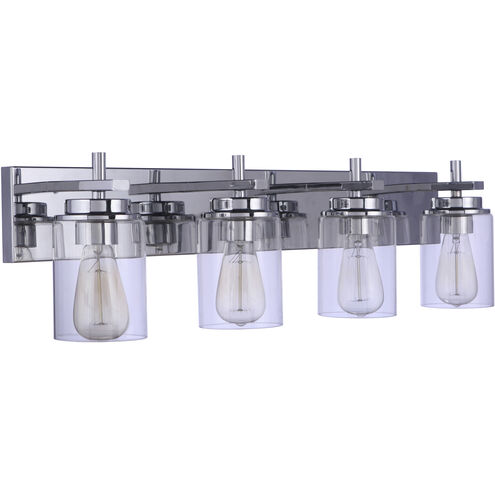 Reeves 4 Light 32 inch Chrome Vanity Light Wall Light