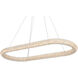 Bowen 1 Light 18 inch Satin Gold Chandelier Ceiling Light