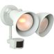 Bullets and Floods 2 Light 11 inch Textured White Outdoor Flood Light in Textured Matte White, Covered