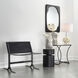 Kai 24 X 24 inch Black Forged Iron w/ Clear Tempered Glass Top Side Table