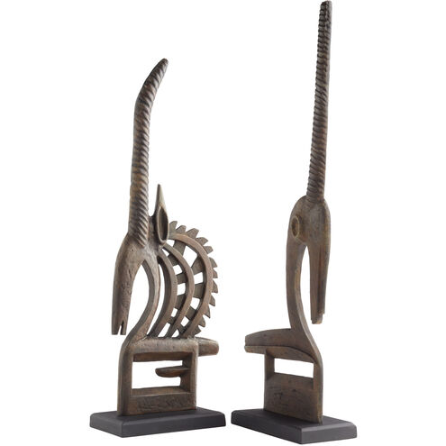 Antelope 31.75 X 5.5 inch Chi Wara Sculpture