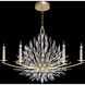 Lily Buds 6 Light 48 inch Gold Chandelier Ceiling Light