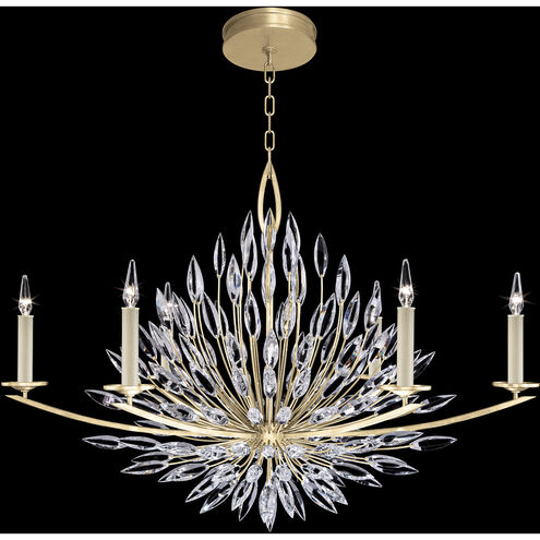 Lily Buds 6 Light 48 inch Gold Chandelier Ceiling Light