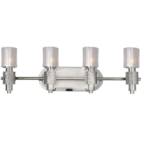 Ashington LED 27.5 inch Polished Satin Nickel Vanity Light Wall Light