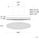 Signature Eclyptix LED 48.75 inch Polished Stainless Steel Linear Pendant Ceiling Light in White, Smooth Layout, Smooth Layout