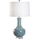Eva 23.5 inch 100.00 watt Blue Table Lamp Portable Light