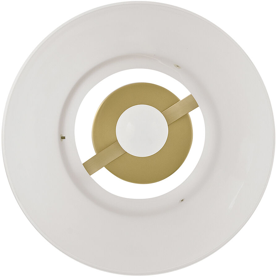 Tori 1 Light 12 inch Lacquered Brass Flush Mount Ceiling Light