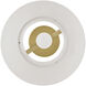 Tori 1 Light 12 inch Lacquered Brass Flush Mount Ceiling Light