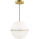 Sean Lavin Hanea LED 18 inch Natural Brass Pendant Ceiling Light, Integrated LED