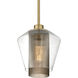 Kiruna 1 Light 8 inch Legacy Brass Mini Pendant Ceiling Light