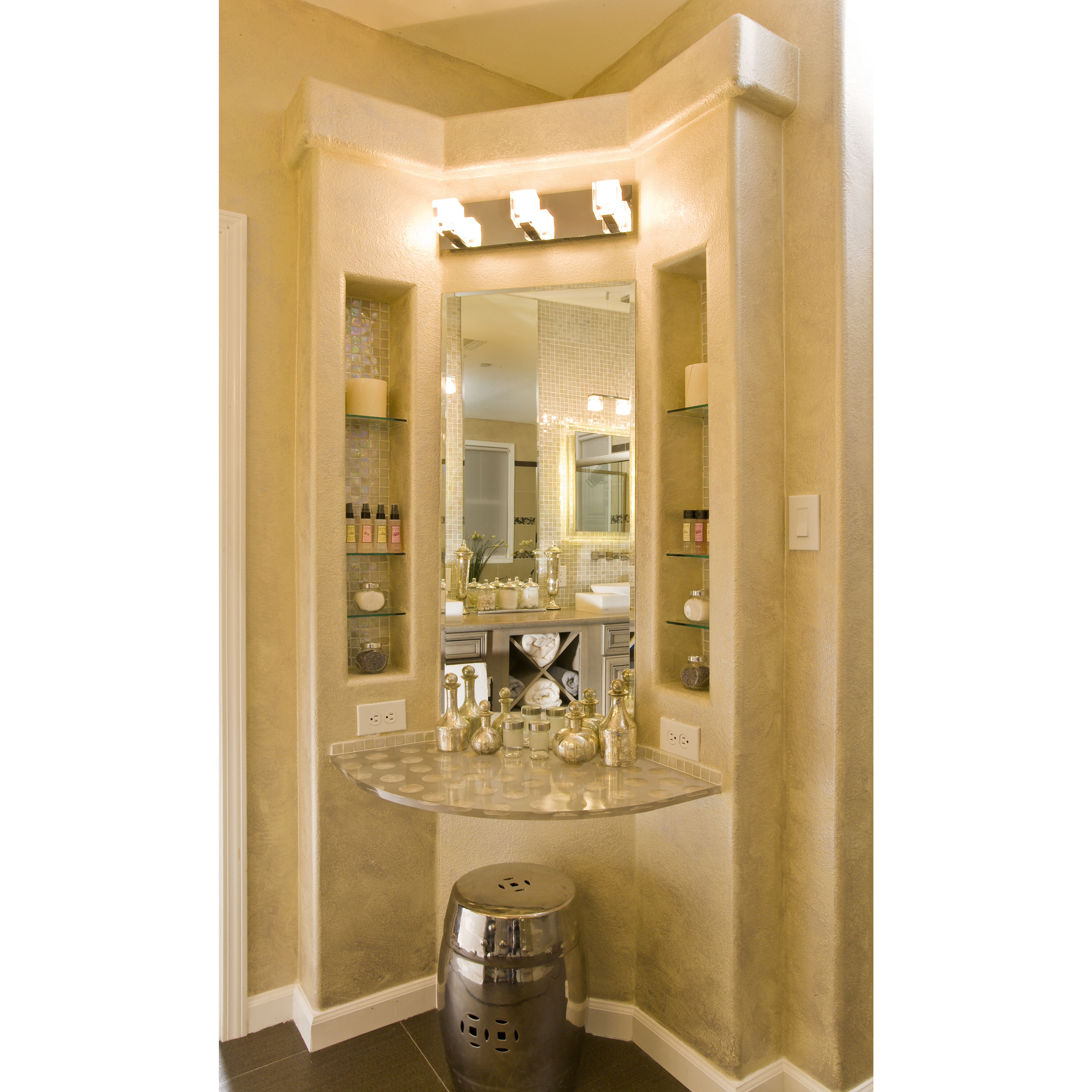 Blocs LED LED 19.5 inch Polished Chrome Bath Vanity Light Wall Light