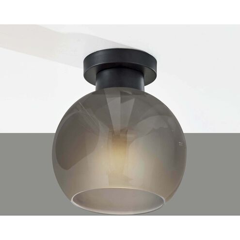 Atticus 9 inch Black Flush Mount Ceiling Light