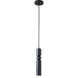Canada 1 Light 2 inch Matte Black Single Pendant Lighting Ceiling Light