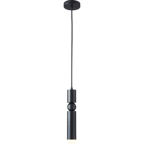 Canada 1 Light 2 inch Matte Black Single Pendant Lighting Ceiling Light
