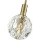 Whitfield 1 Light 6.5 inch Natural Brass Pendant Ceiling Light