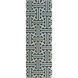 Archive 96 X 30 inch Dark Green, Cream Rug