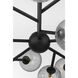 Drew & Jonathan Atticus 20 Light 32 inch Midnight Black Chandelier Ceiling Light in Standard