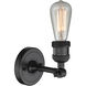 Franklin Restoration Bare Bulb 1 Light 5 inch Matte Black Sconce Wall Light