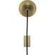 Messala 1 Light 9.5 inch Matte Black Sconce Wall Light