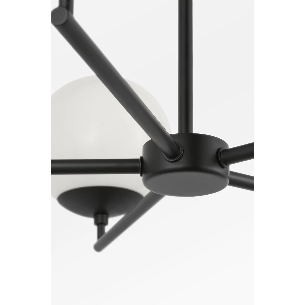 Nube 5 Light 26 inch Midnight Black Chandelier Ceiling Light in Standard